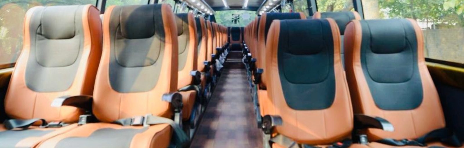 top bus provider in Uttarakhand - 49 seater AC coach exterior